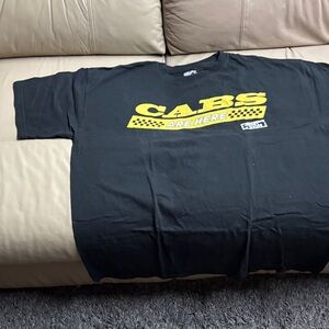 MTV Black Short-Sleeve Tee with Yellow "CABS Are Here" Graphic